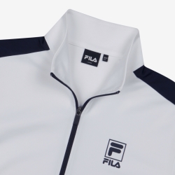 Fila Basic Track Top - Miesten Liivit - Valkoinen | FI-66739